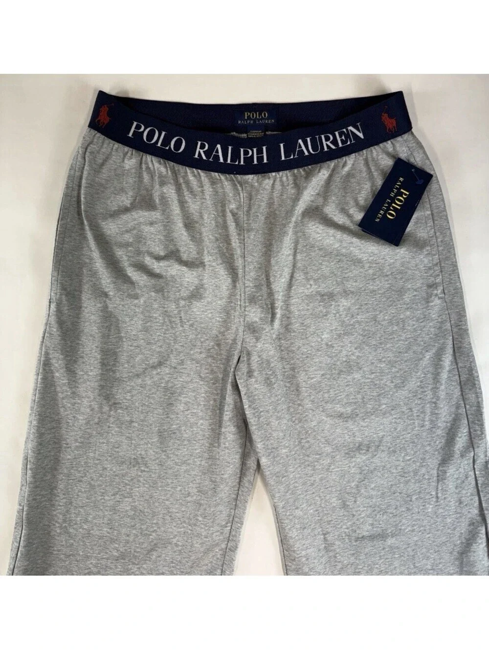 New Polo Ralph Lauren Men's M Mercerized Cotton Logo Waist Pajama/Lounge/Jogger